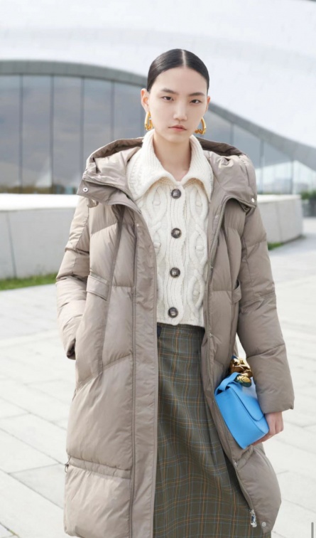 秋冬加拿大女装鹅绒服,中老年女装羽绒服,冬季防寒保暖服装