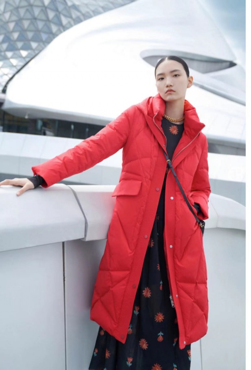 秋冬加拿大女装鹅绒服,中老年女装羽绒服,冬季防寒保暖服装